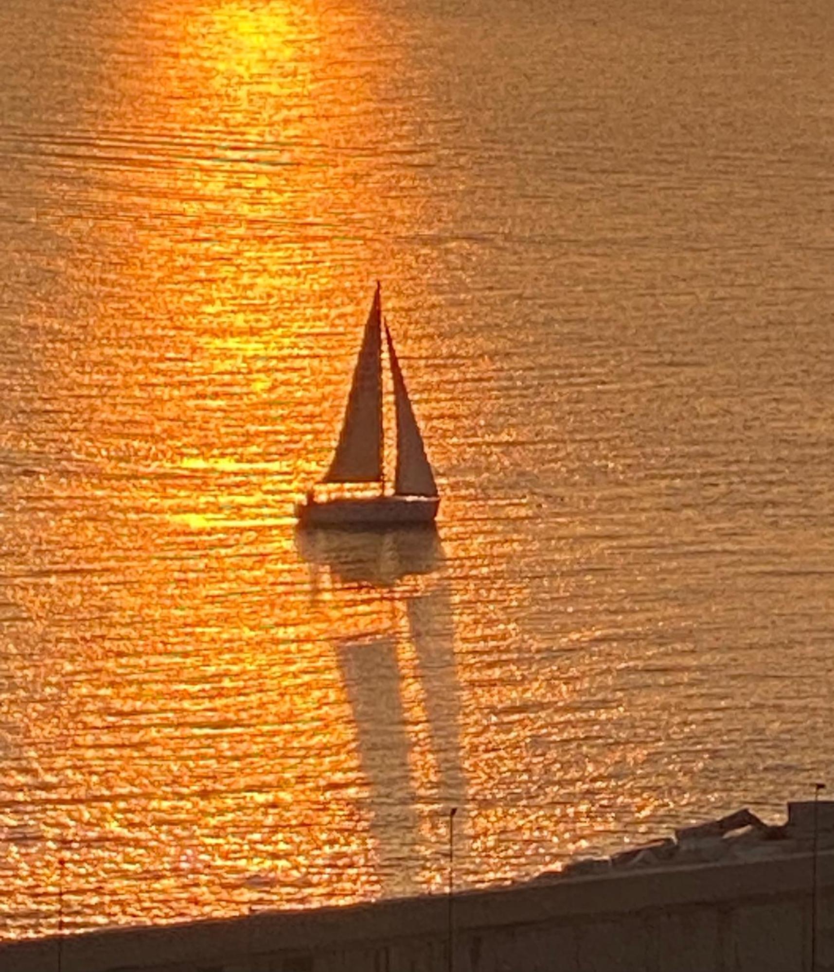 Atico Duplex Penthouse Rosa Marina Club Nautico Calpe Penon Sea View Apartment Bagian luar foto